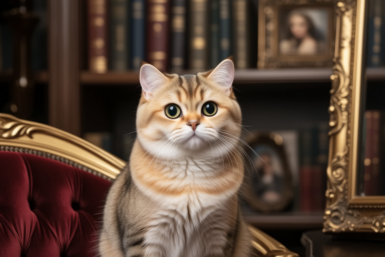 From Palace to Purrs: The Majestic World of Golden British Shorthairs